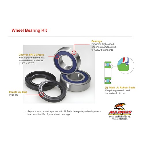 Kit roulements all balls - kit,
